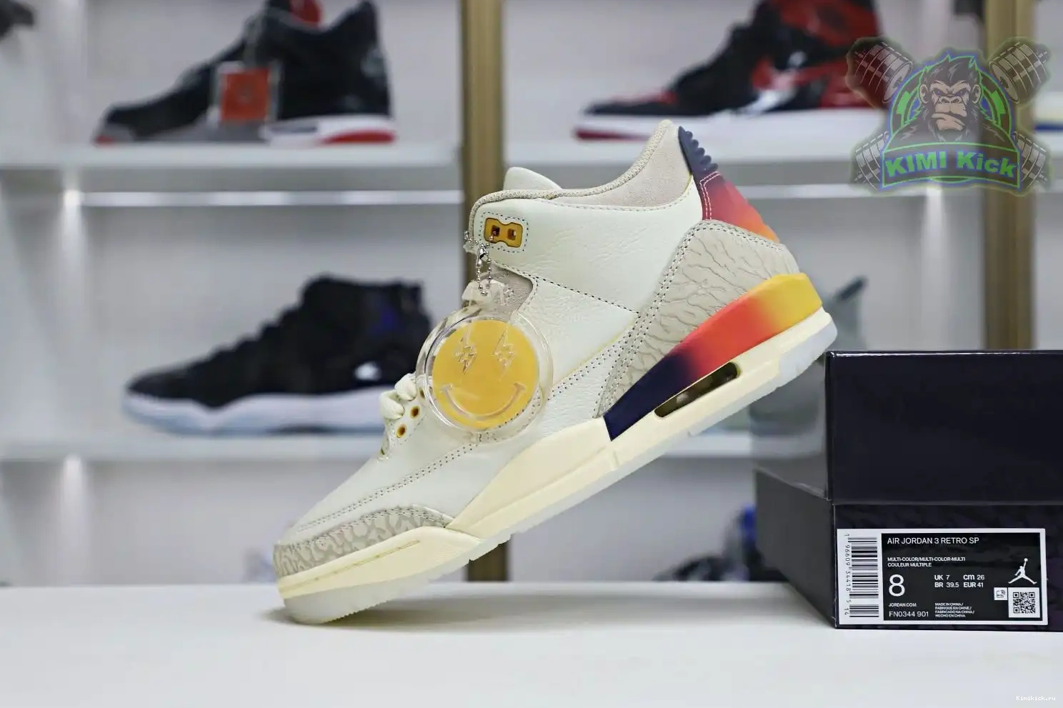Jordan3 Kimikick x Air Jordan JBalvin 0607
